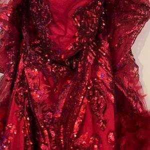 A custom made prom dress